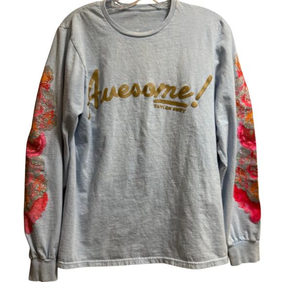 Taylor Swift Lover Album ME! Glitter Roses Awesome T-Shirt - Size Medium - Picture 1 of 7